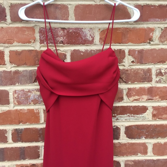 Betsy & Adam Dress Prom Bridesmaid 8P Red - Picture 1 of 4